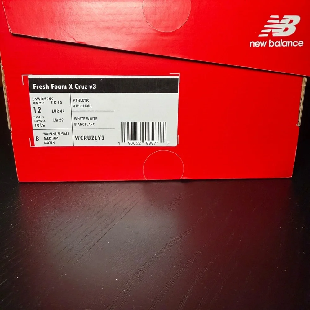 New Balance Fresh Foam X Cruz v3 White Women’s Size 12 NWT - Picture 8 of 8